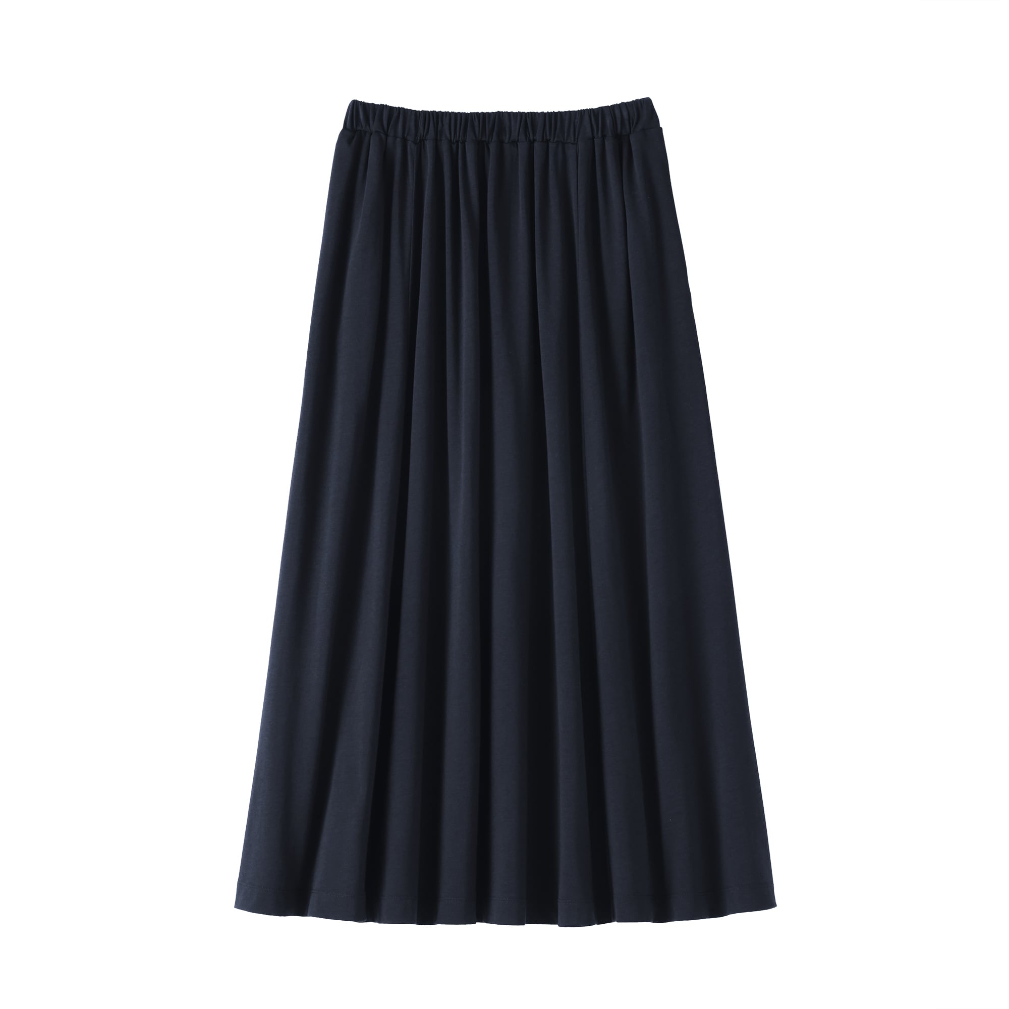 婦人　なめらか天竺編みギャザースカート