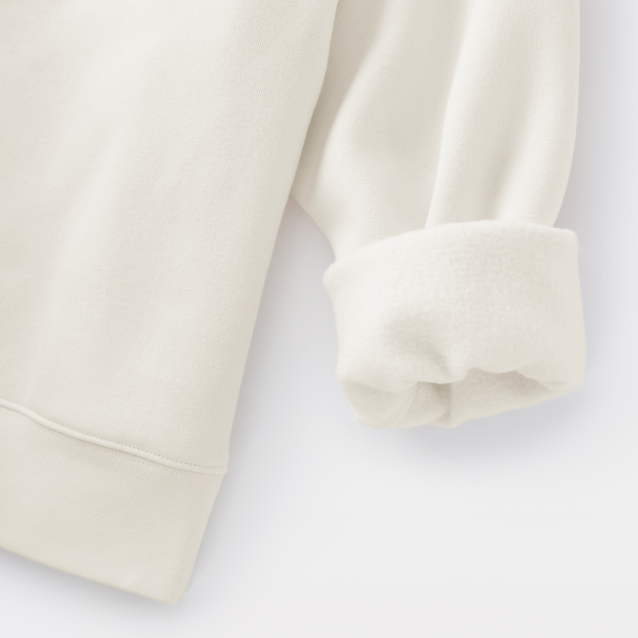 婦人　ハーフジップスウェットシャツ