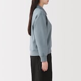 婦人　ハーフジップスウェットシャツ