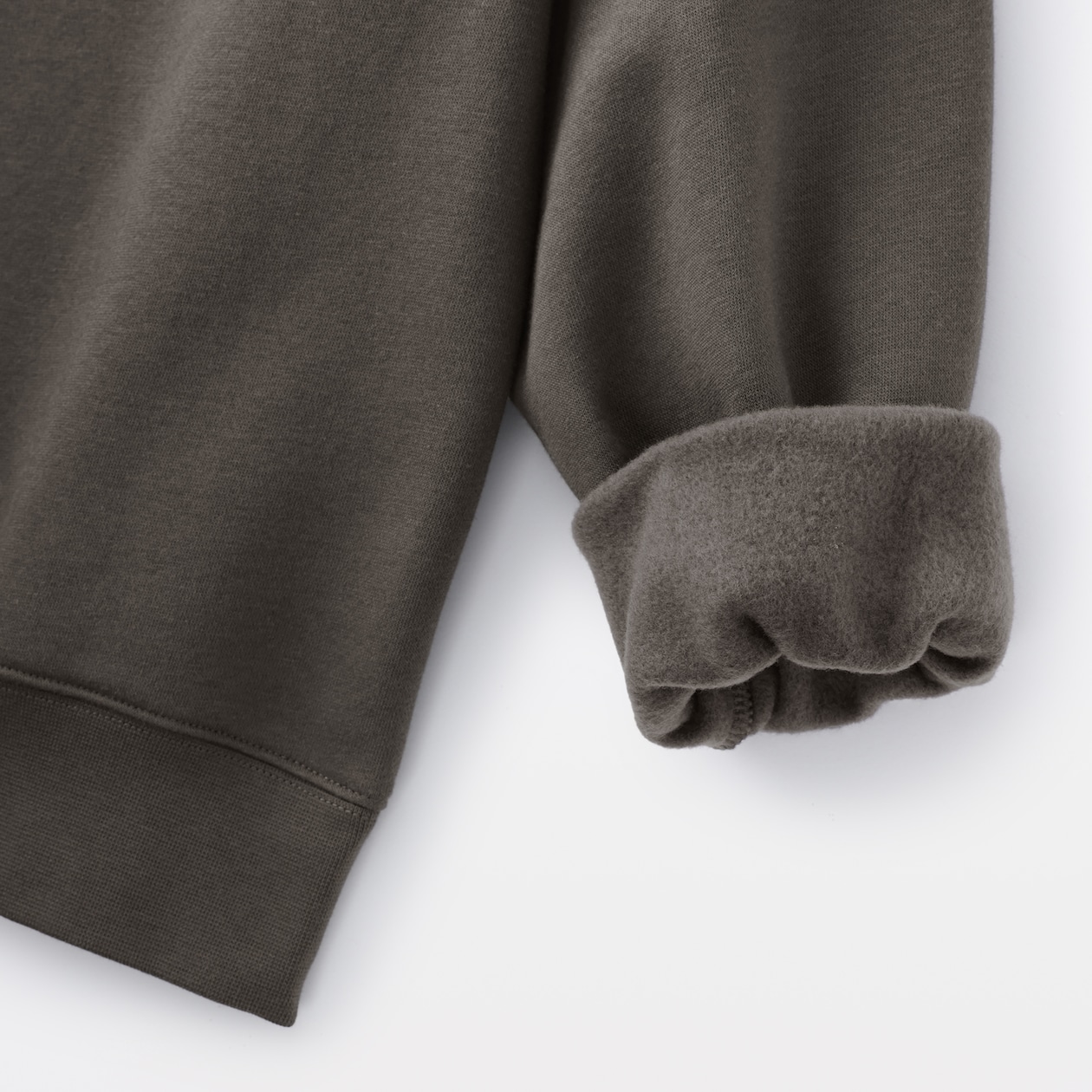 婦人　ハーフジップスウェットシャツ