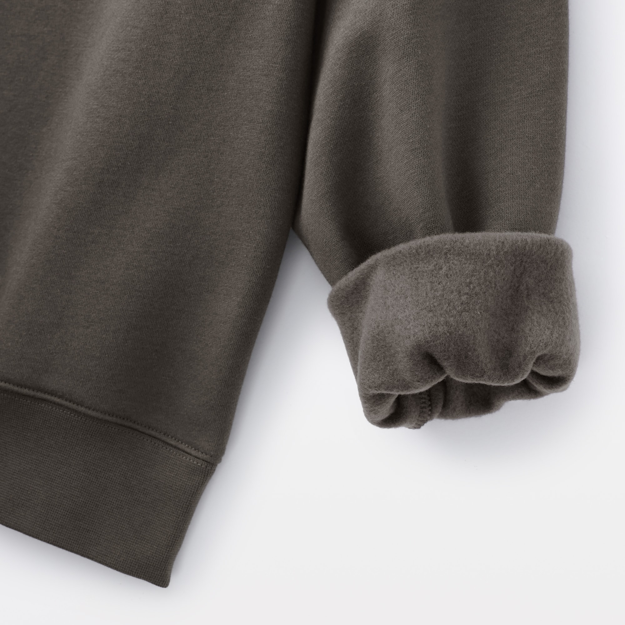 婦人　ハーフジップスウェットシャツ