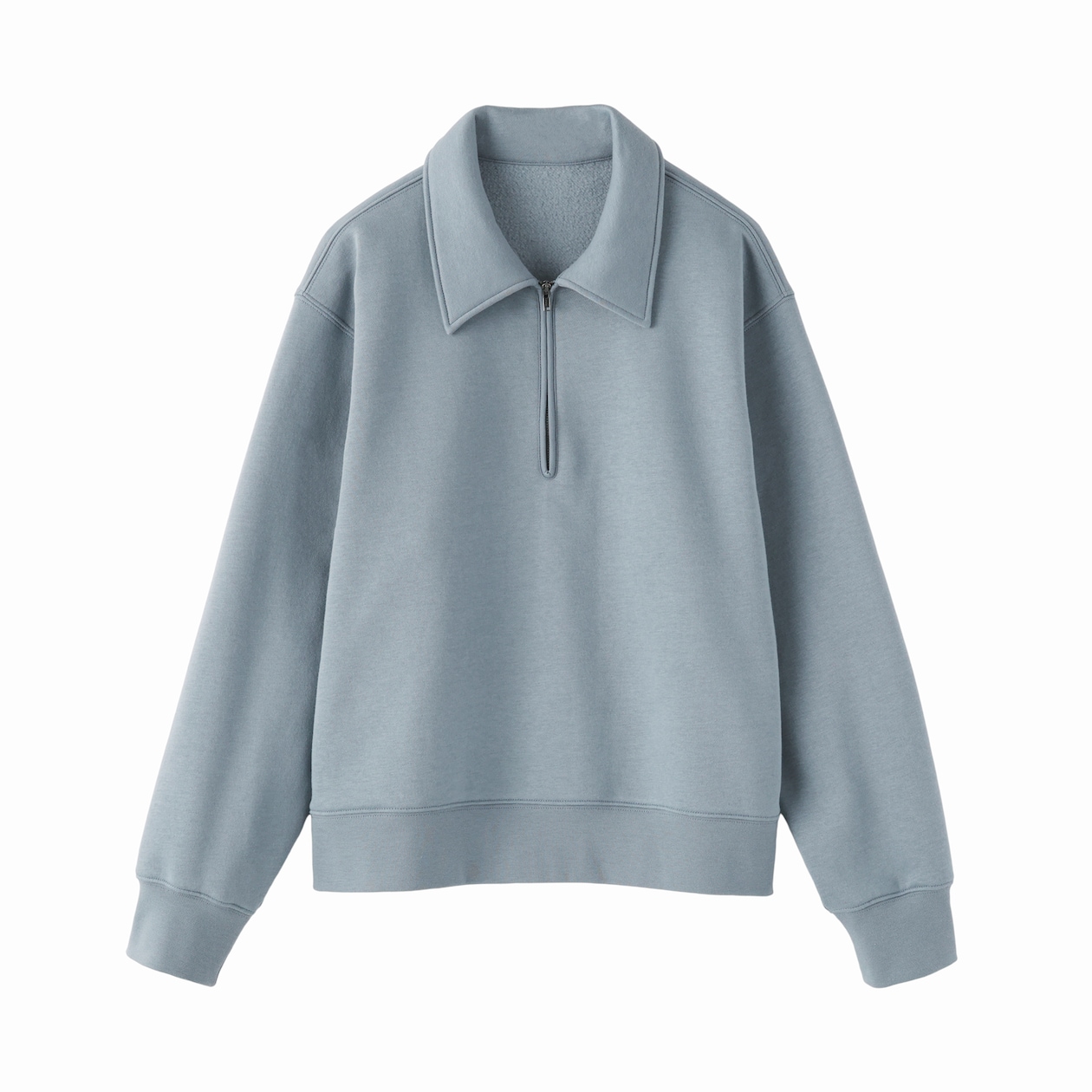 婦人　ハーフジップスウェットシャツ