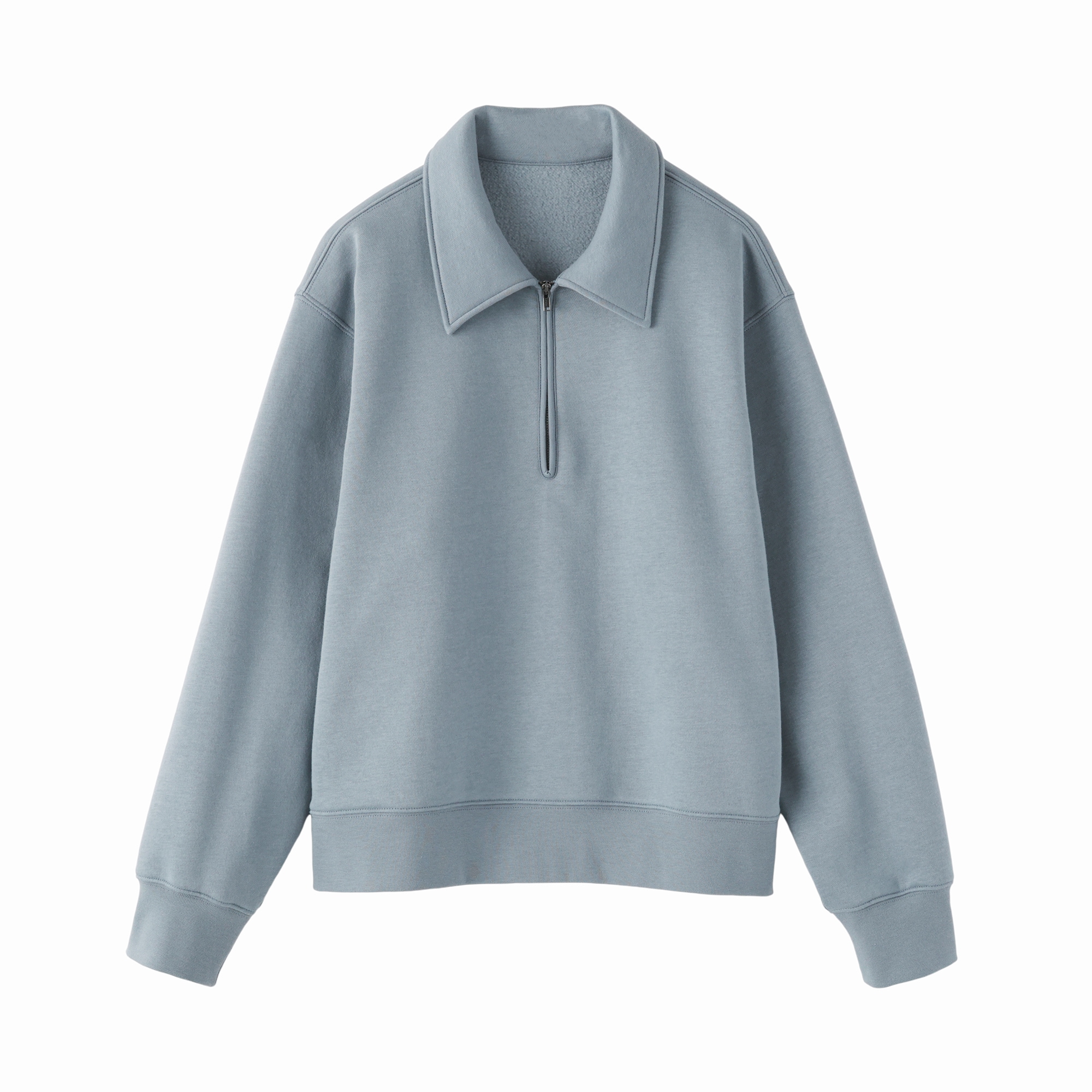 婦人　ハーフジップスウェットシャツ