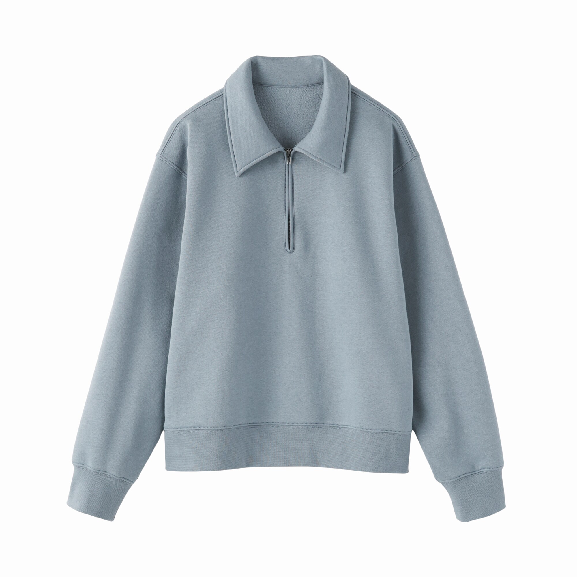 婦人　ハーフジップスウェットシャツ