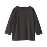 婦人　天竺編みボートネック七分袖Ｔシャツ（ＡＳＥＡＮ）