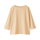 婦人　天竺編みボートネック七分袖Ｔシャツ（ＡＳＥＡＮ）