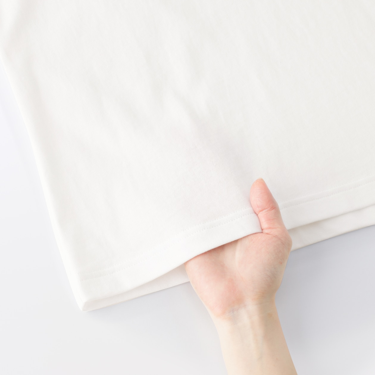 婦人　引き揃え天竺編み長袖ラガーシャツ