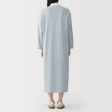 婦人　引き揃え天竺編み長袖ラガーワンピース