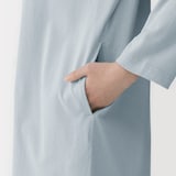 婦人　引き揃え天竺編み長袖ラガーワンピース