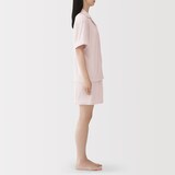婦人　着るタオル　両面パイル　半袖パジャマ