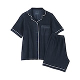 婦人　着るタオル　両面パイル　半袖パジャマ