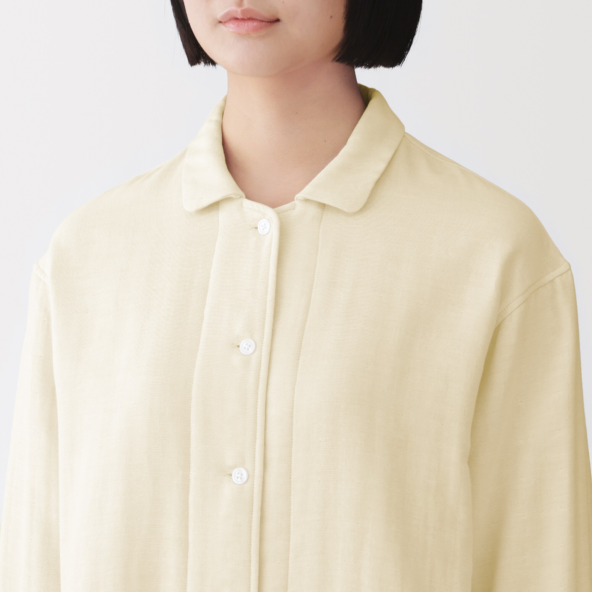 婦人 四重ガーゼ長袖パジャマ | 無印良品