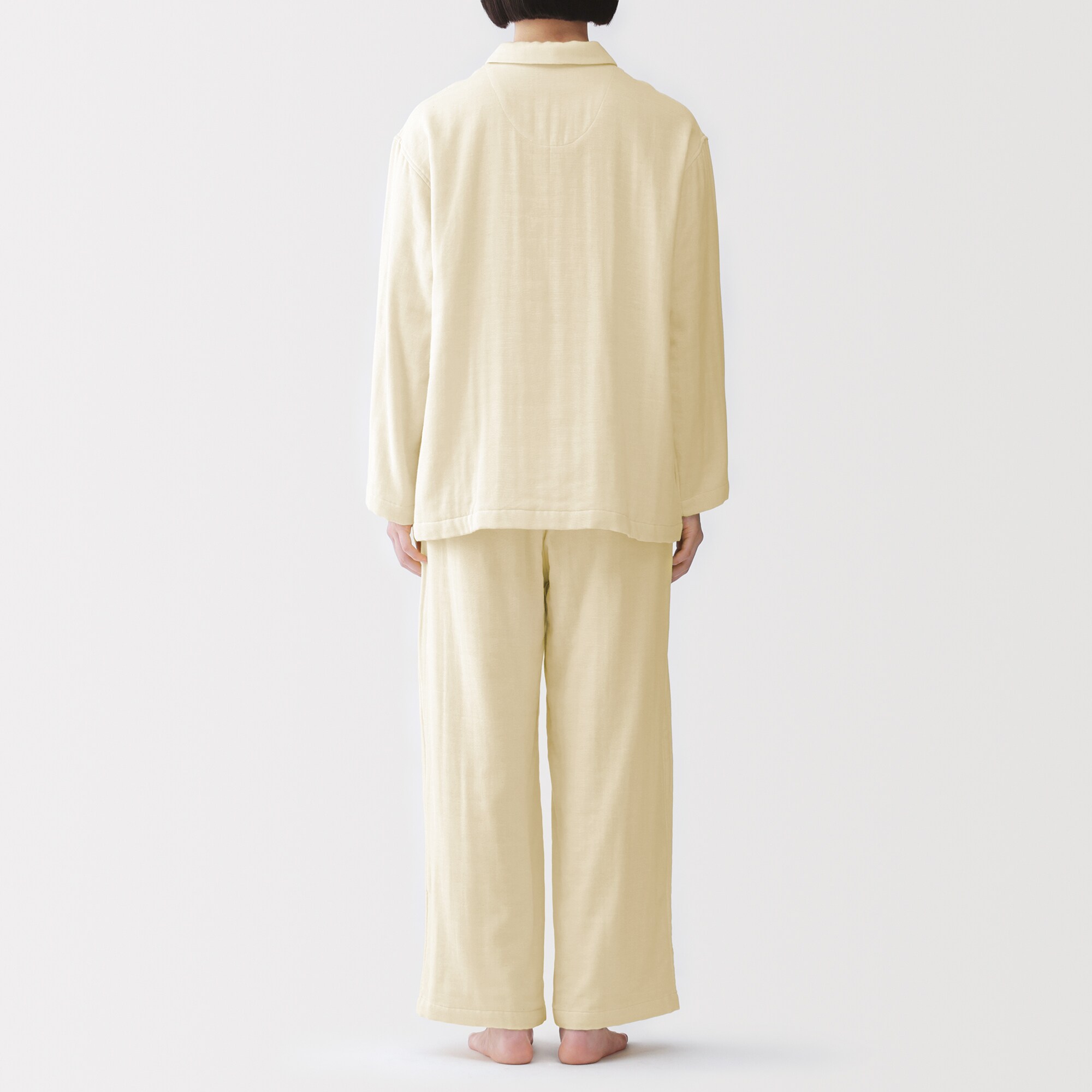 婦人 四重ガーゼ長袖パジャマ | 無印良品