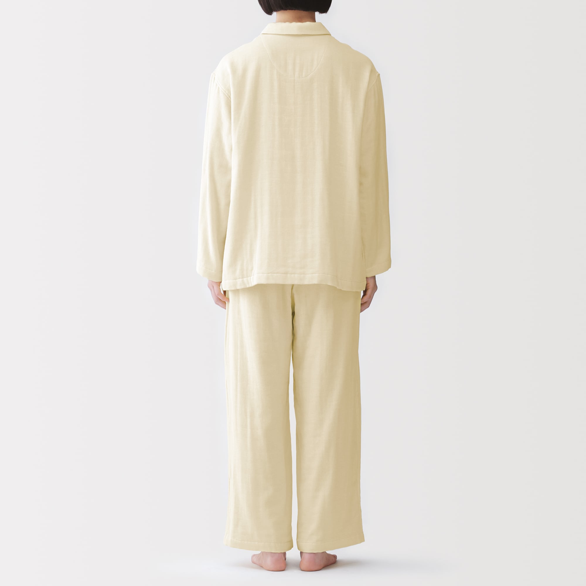 婦人 四重ガーゼ長袖パジャマ | 無印良品