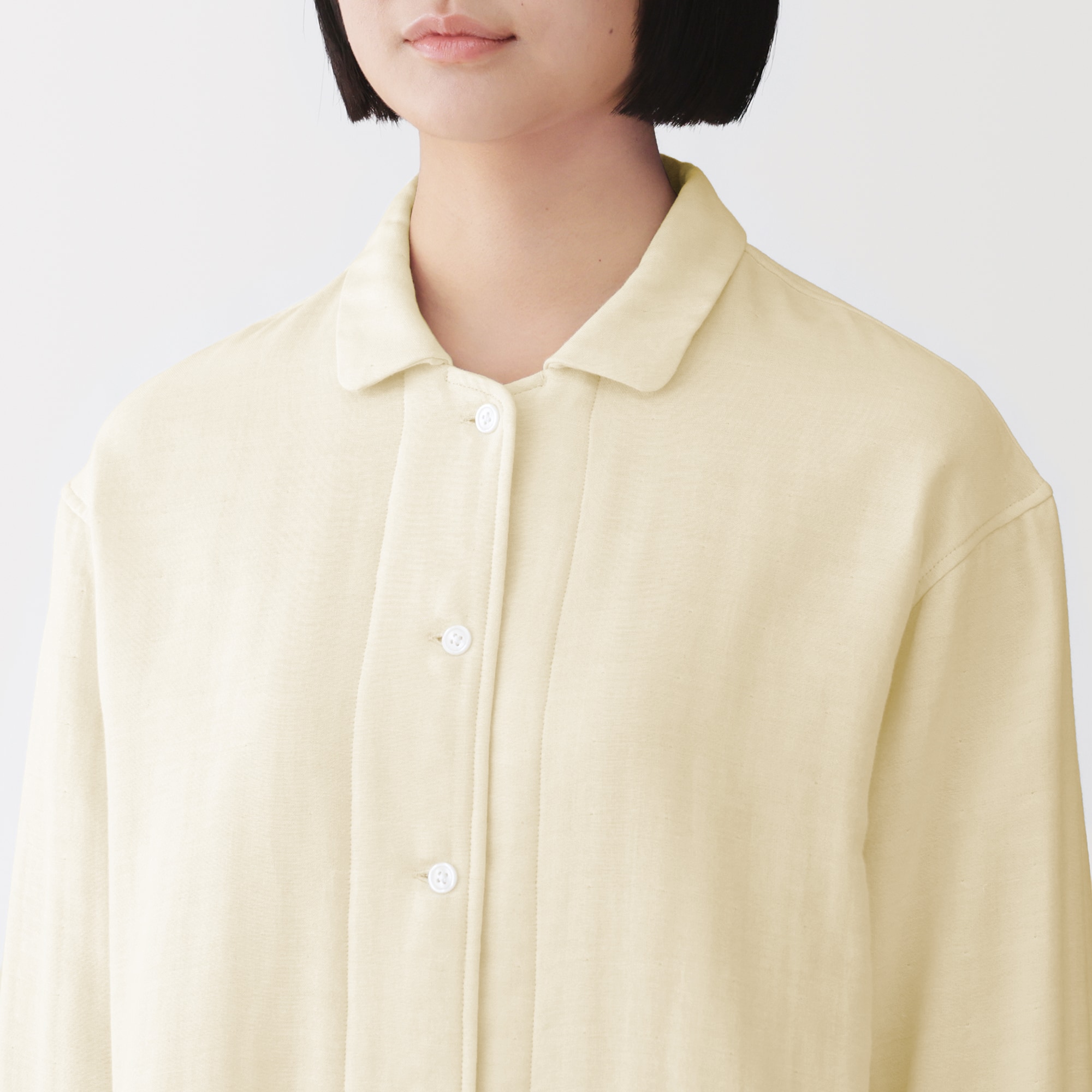 婦人 四重ガーゼ長袖パジャマ | 無印良品