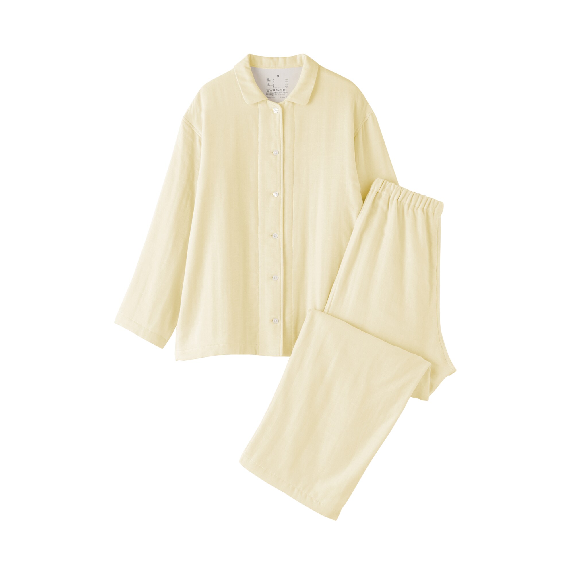 婦人 四重ガーゼ長袖パジャマ | 無印良品