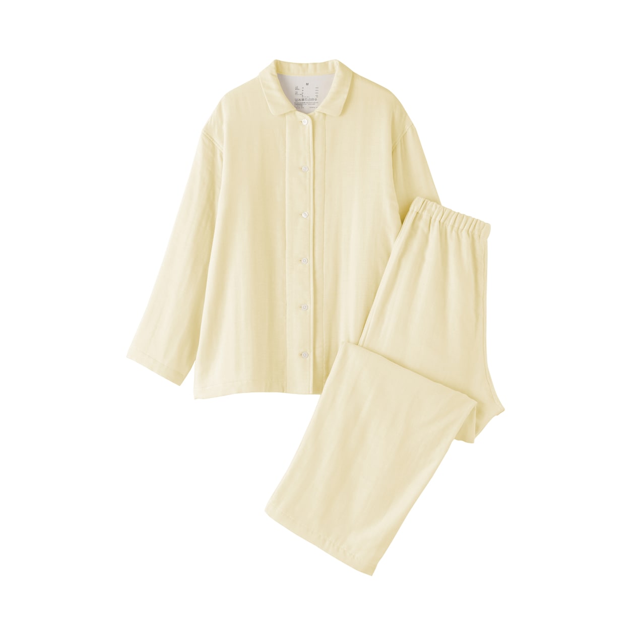 婦人　四重ガーゼ長袖パジャマ
