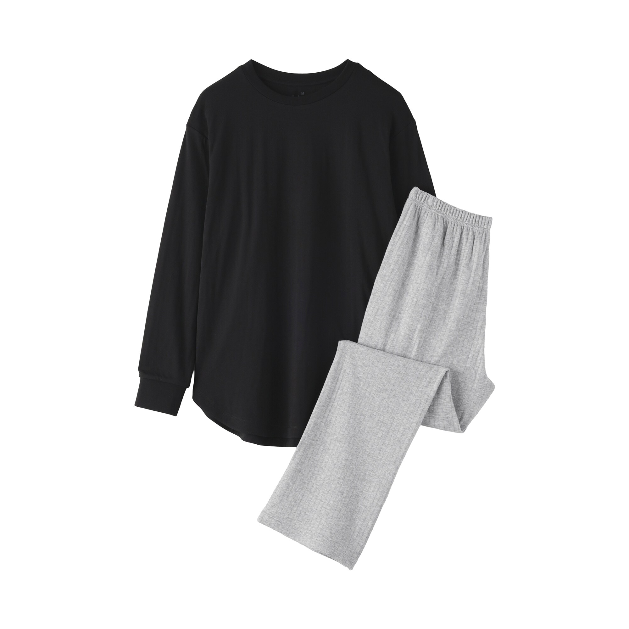 婦人　なめらか　接結　長袖ルームウェアセット