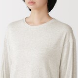 婦人　なめらか　接結　長袖ルームウェアセット