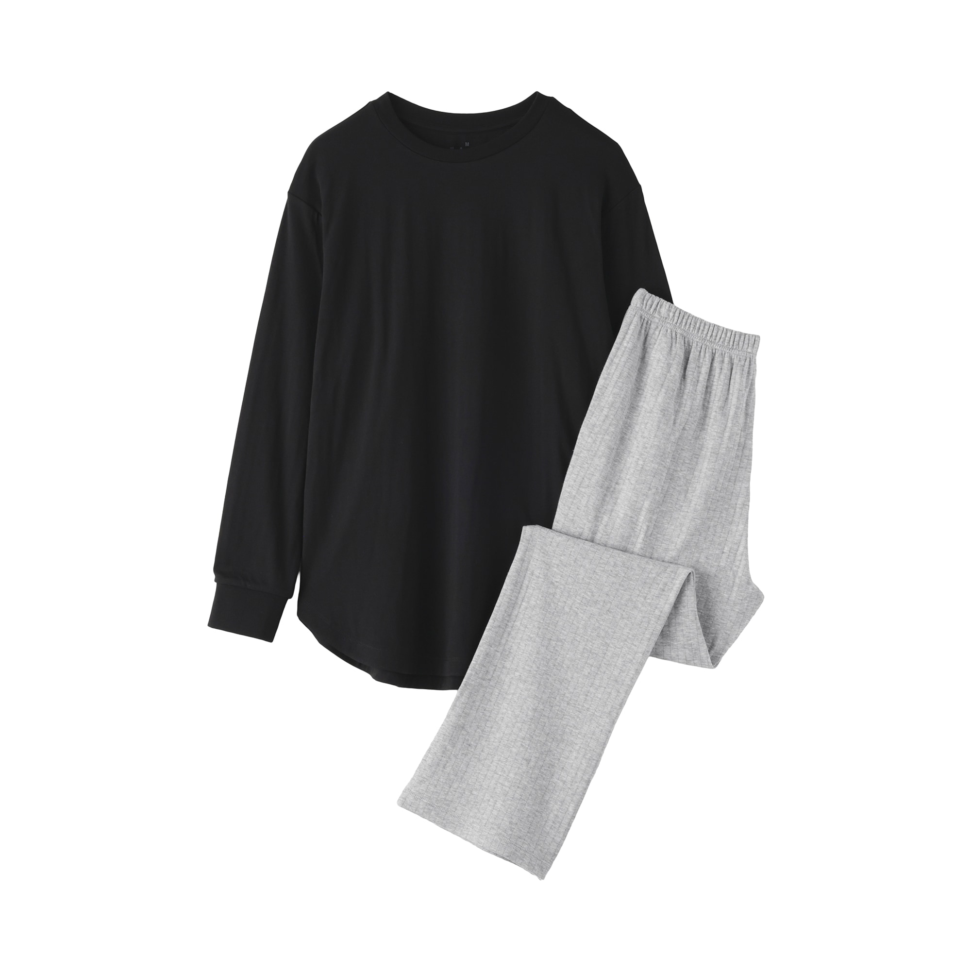 婦人　なめらか　接結　長袖ルームウェアセット