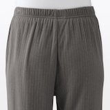 婦人　なめらか　接結　長袖ルームウェアセット