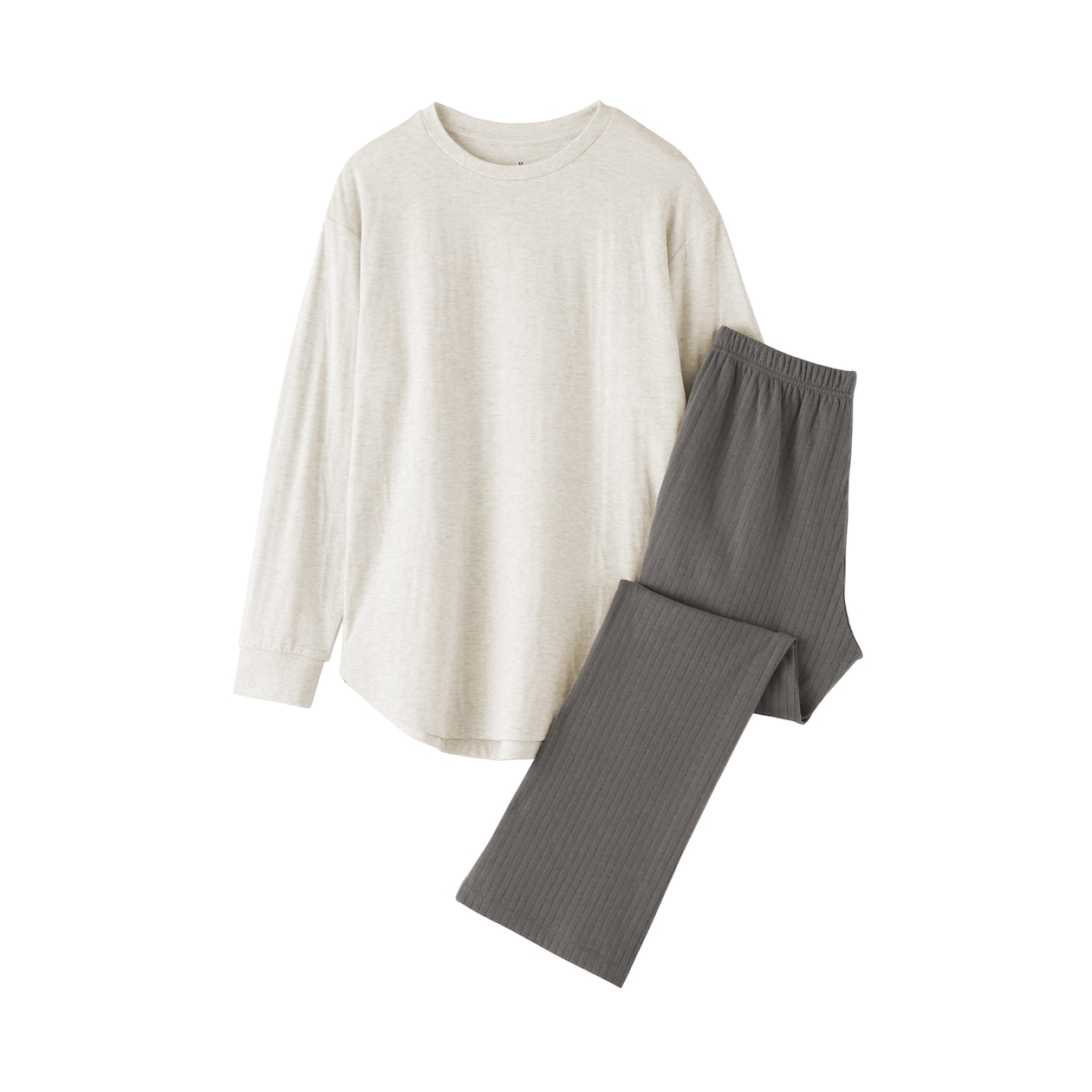 婦人　なめらか　接結　長袖ルームウェアセット