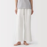 婦人　楊柳ガーゼ　ロングパンツ