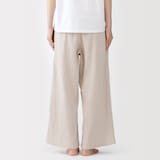 婦人　楊柳ガーゼ　ロングパンツ