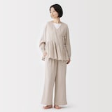 婦人　楊柳ガーゼ　ロングパンツ