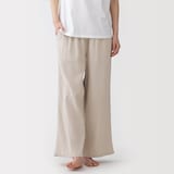 婦人　楊柳ガーゼ　ロングパンツ