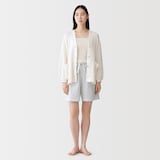 婦人　薄手ガーゼ　ハーフパンツ