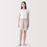 婦人　薄手ガーゼ　ハーフパンツ