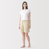 婦人　薄手ガーゼ　ハーフパンツ