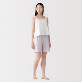 婦人　薄手ガーゼ　ハーフパンツ