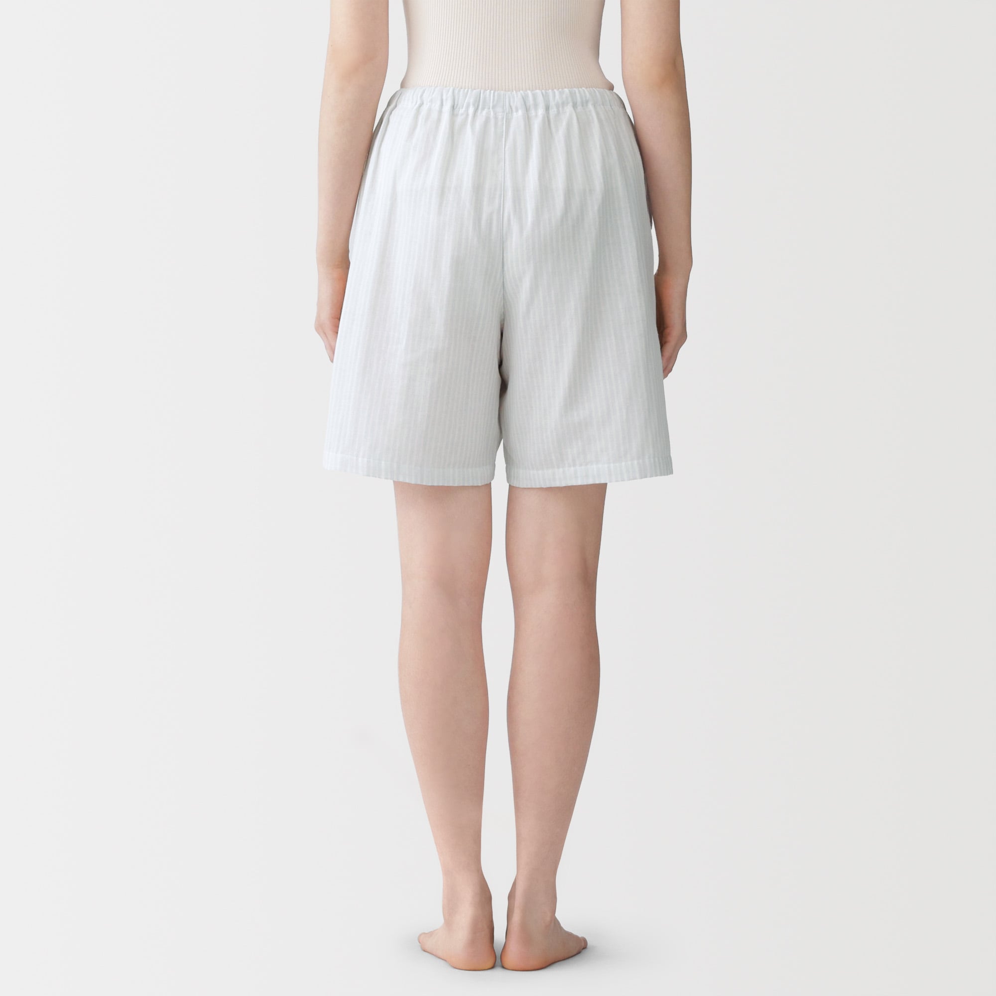 婦人　薄手ガーゼ　ハーフパンツ