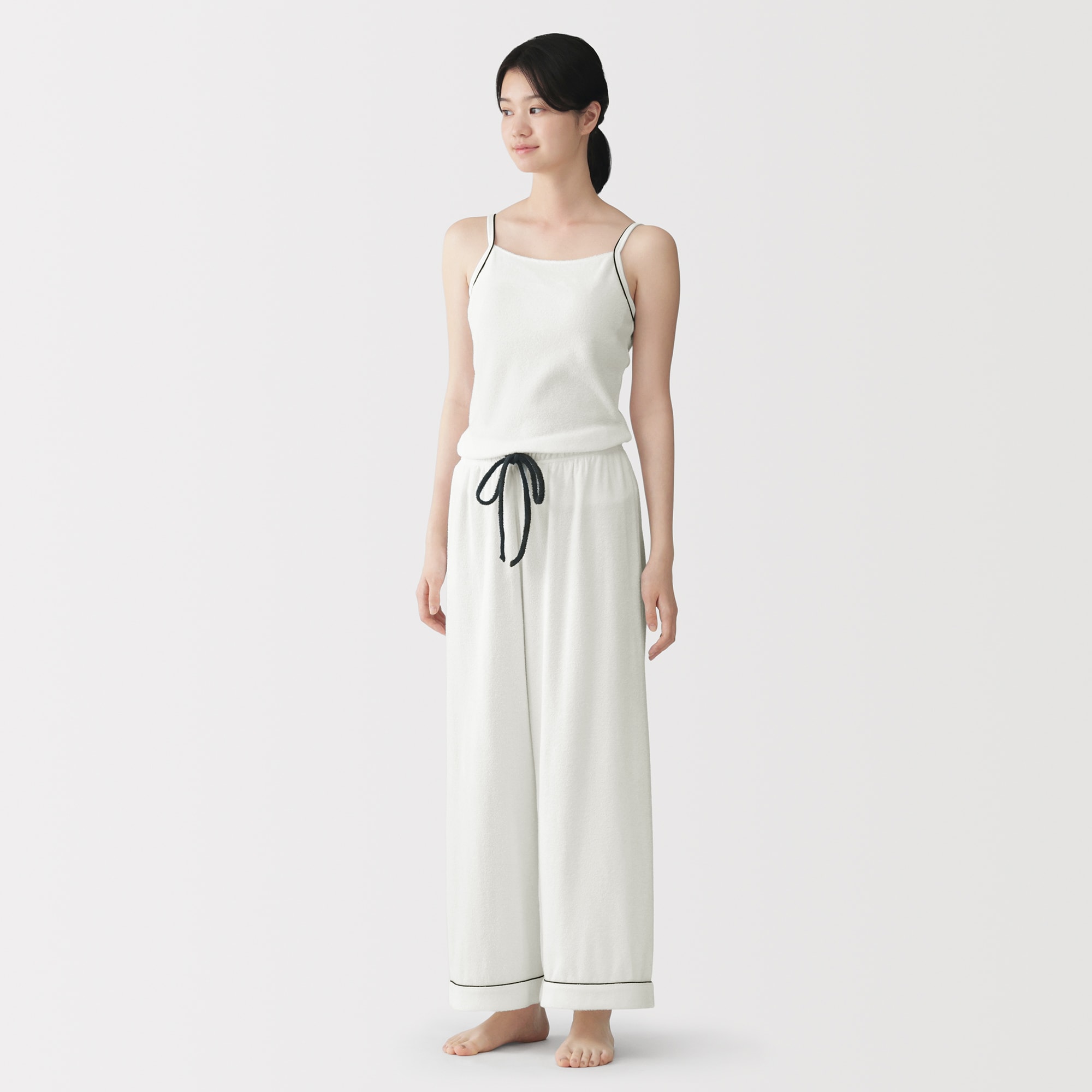 婦人　着るタオル　両面パイル　ロングパンツ