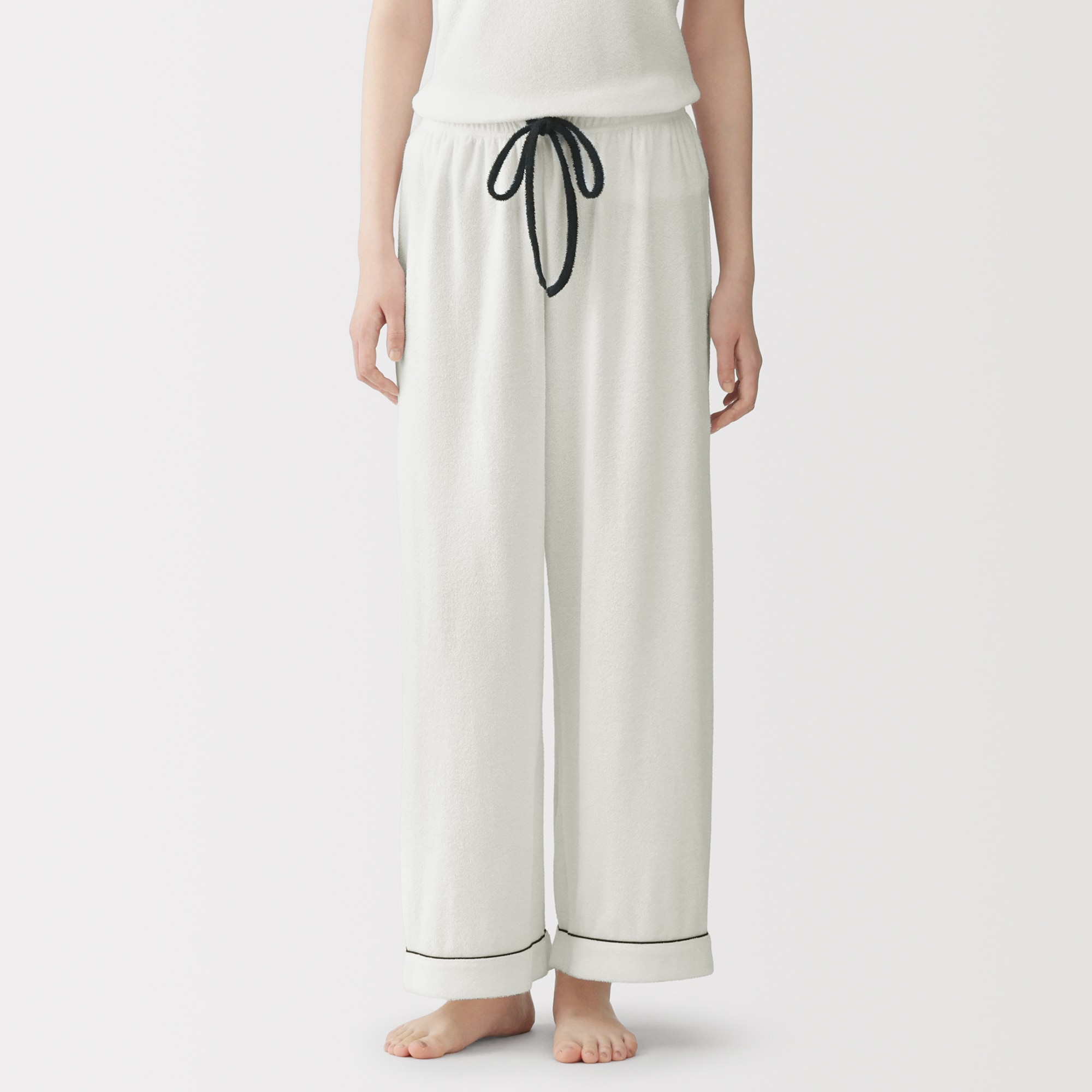 婦人　着るタオル　両面パイル　ロングパンツ