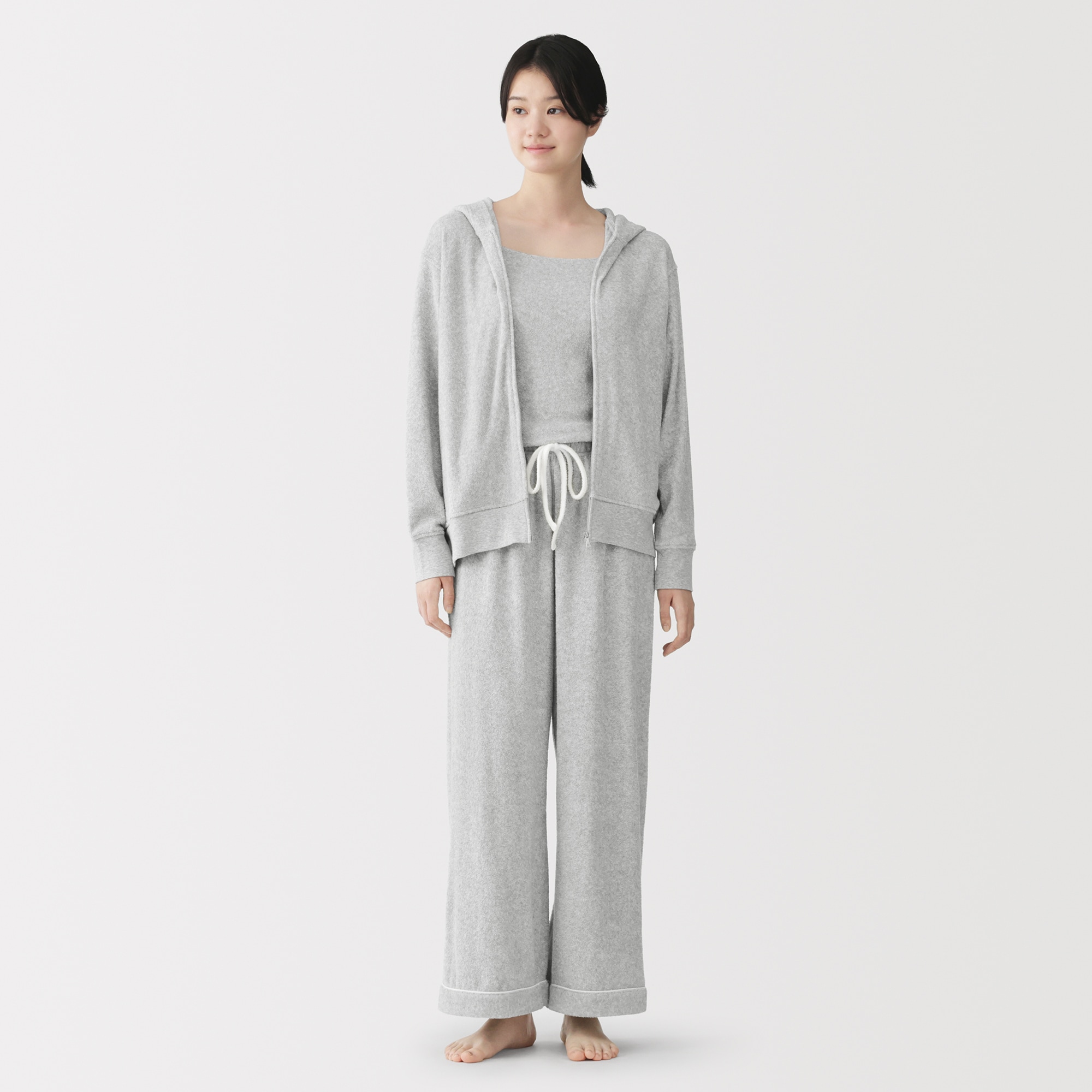 婦人　着るタオル　両面パイル　ロングパンツ