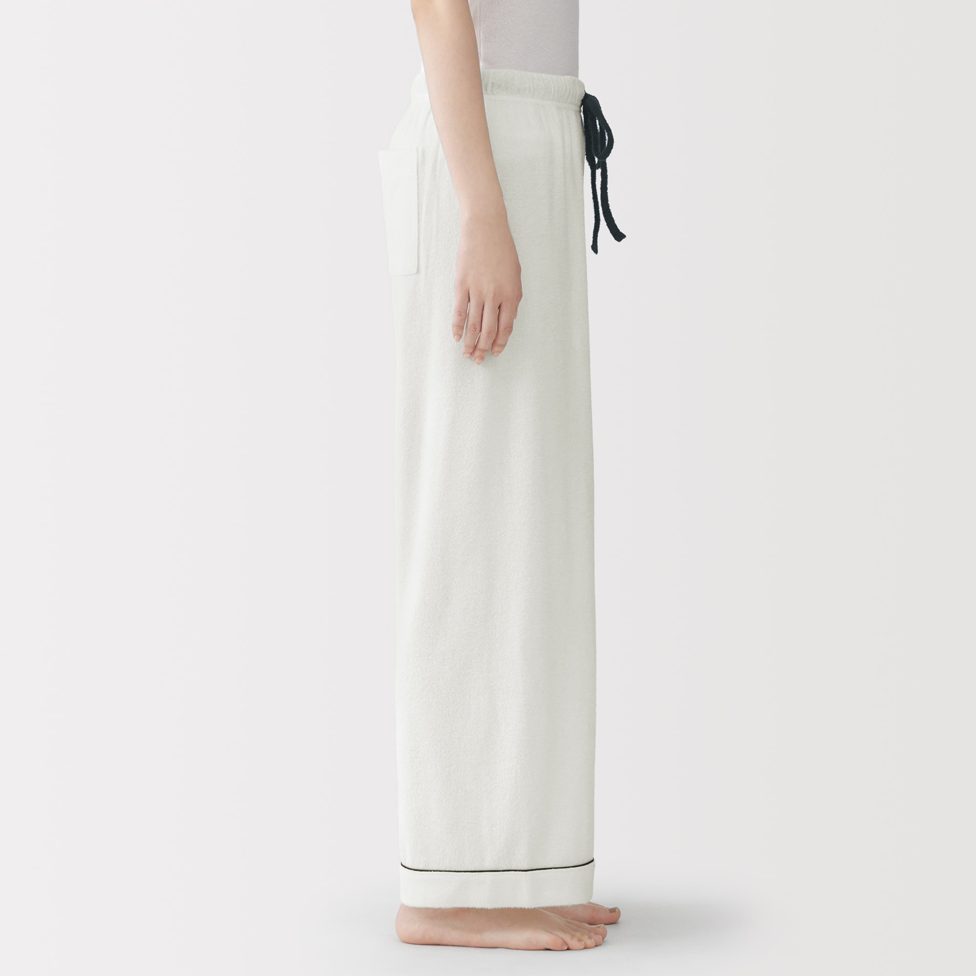 婦人　着るタオル　両面パイル　ロングパンツ