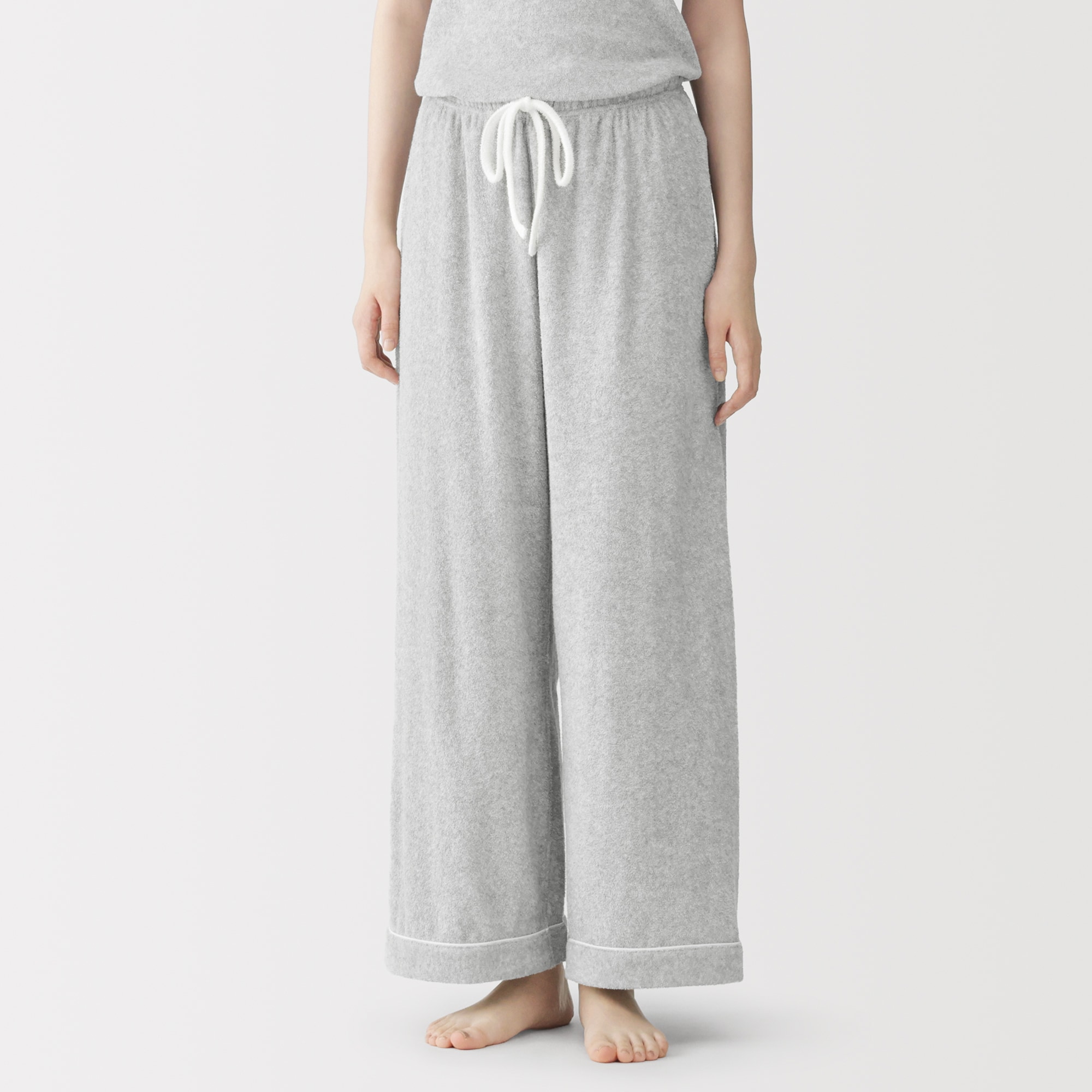 婦人　着るタオル　両面パイル　ロングパンツ