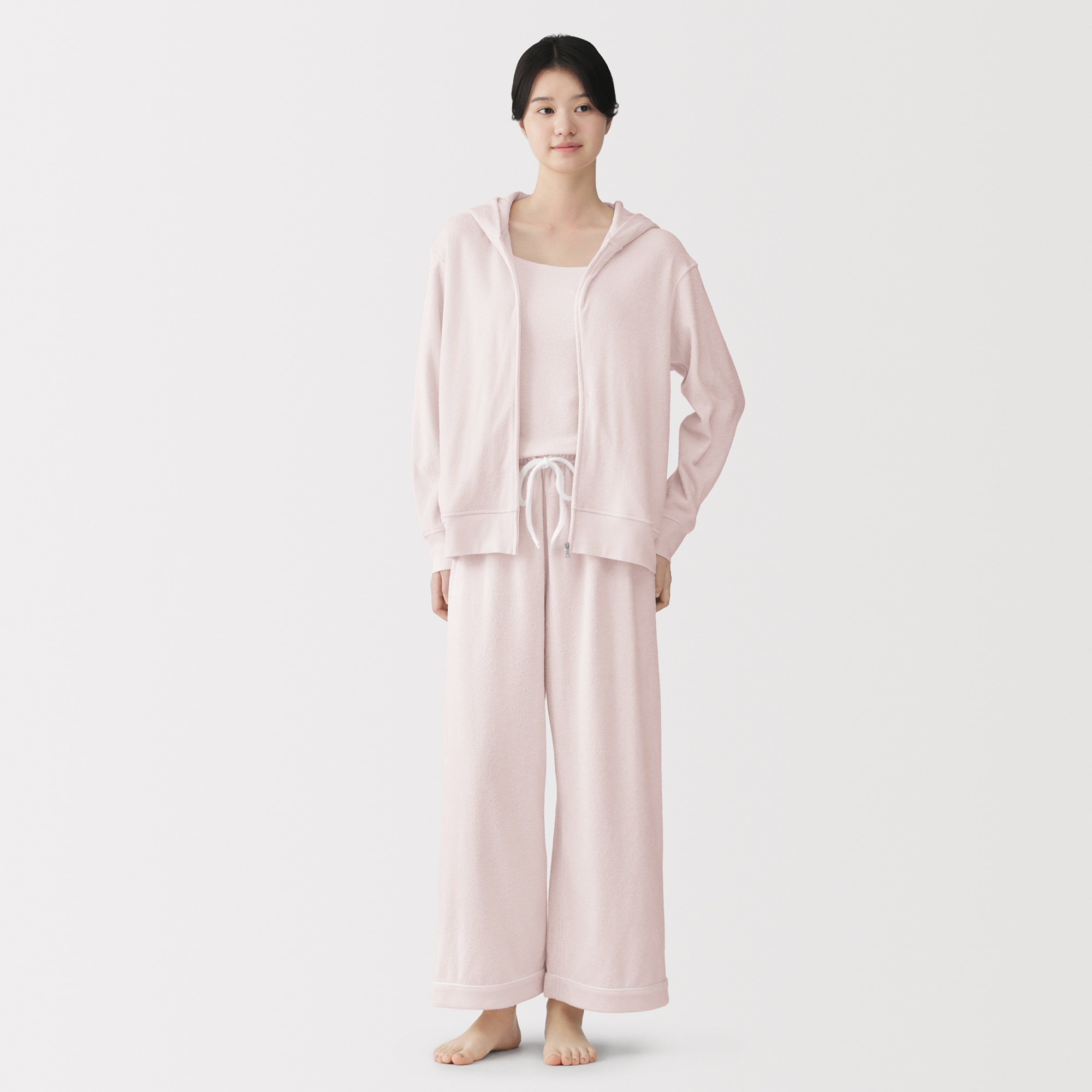 婦人　着るタオル　両面パイル　ロングパンツ