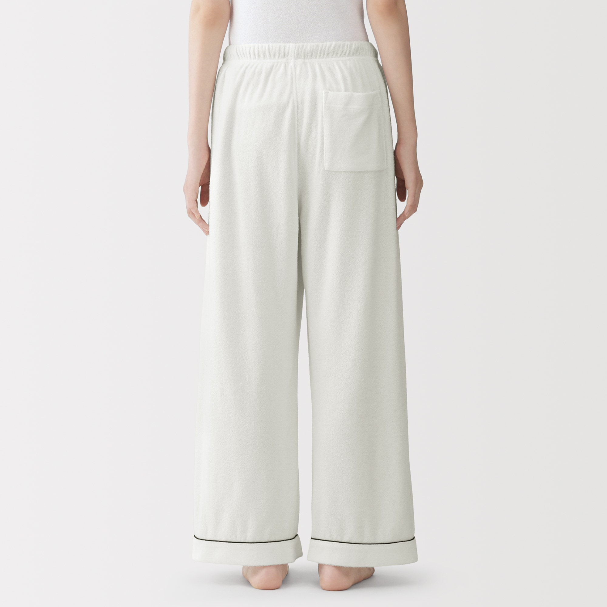 婦人　着るタオル　両面パイル　ロングパンツ