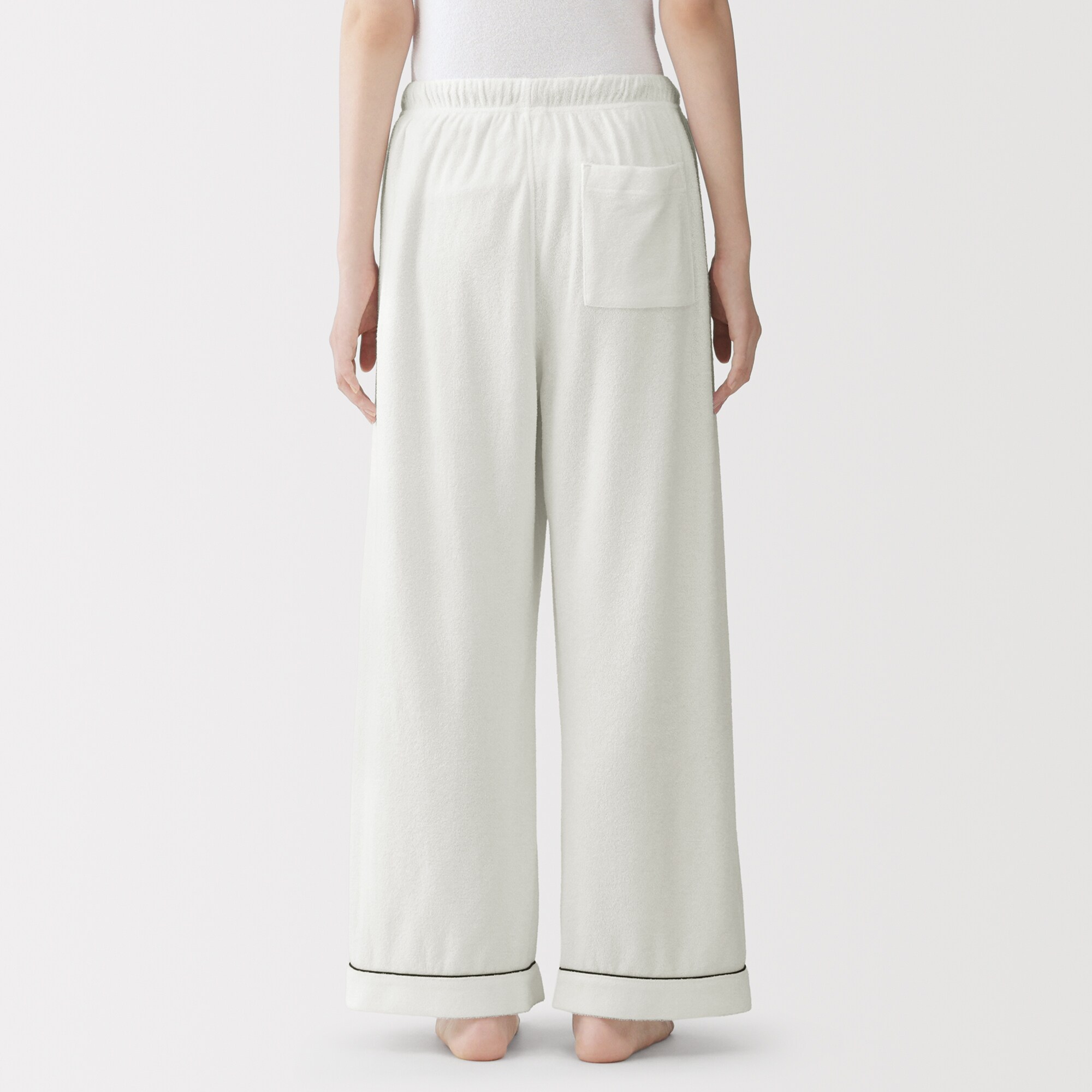 婦人　着るタオル　両面パイル　ロングパンツ