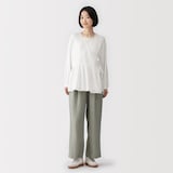 婦人　楊柳ガーゼ　ショートカーディガン