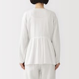 婦人　楊柳ガーゼ　ショートカーディガン