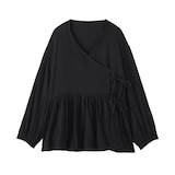 婦人　楊柳ガーゼ　ショートカーディガン