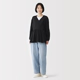 婦人　楊柳ガーゼ　ショートカーディガン