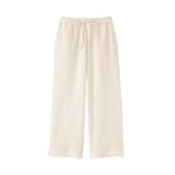 婦人　ざっくり編んだ　ロングパンツ