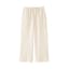 婦人　ざっくり編んだ　ロングパンツ