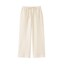婦人　ざっくり編んだ　ロングパンツ